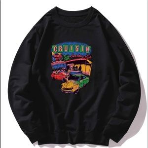 Men’s Car and Letter Graphic T-Shirt